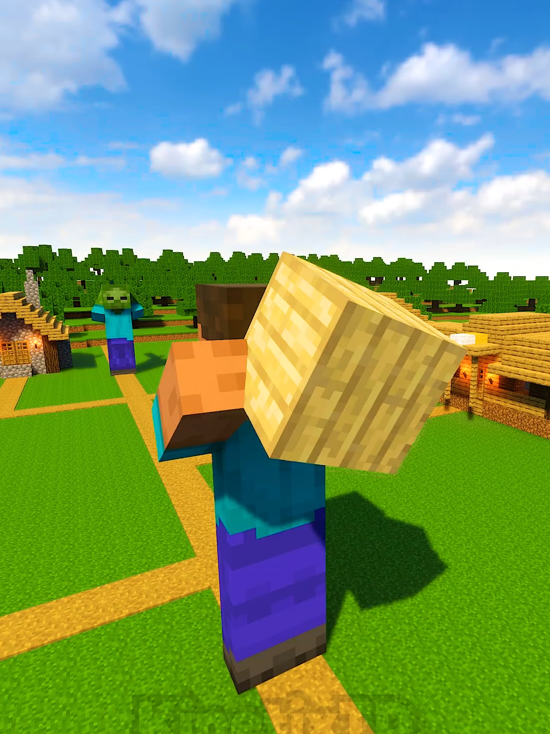 Blocks vs Zombie & Steve vs Spear #teardown #satisfyingvideos #destruction #Minecraft