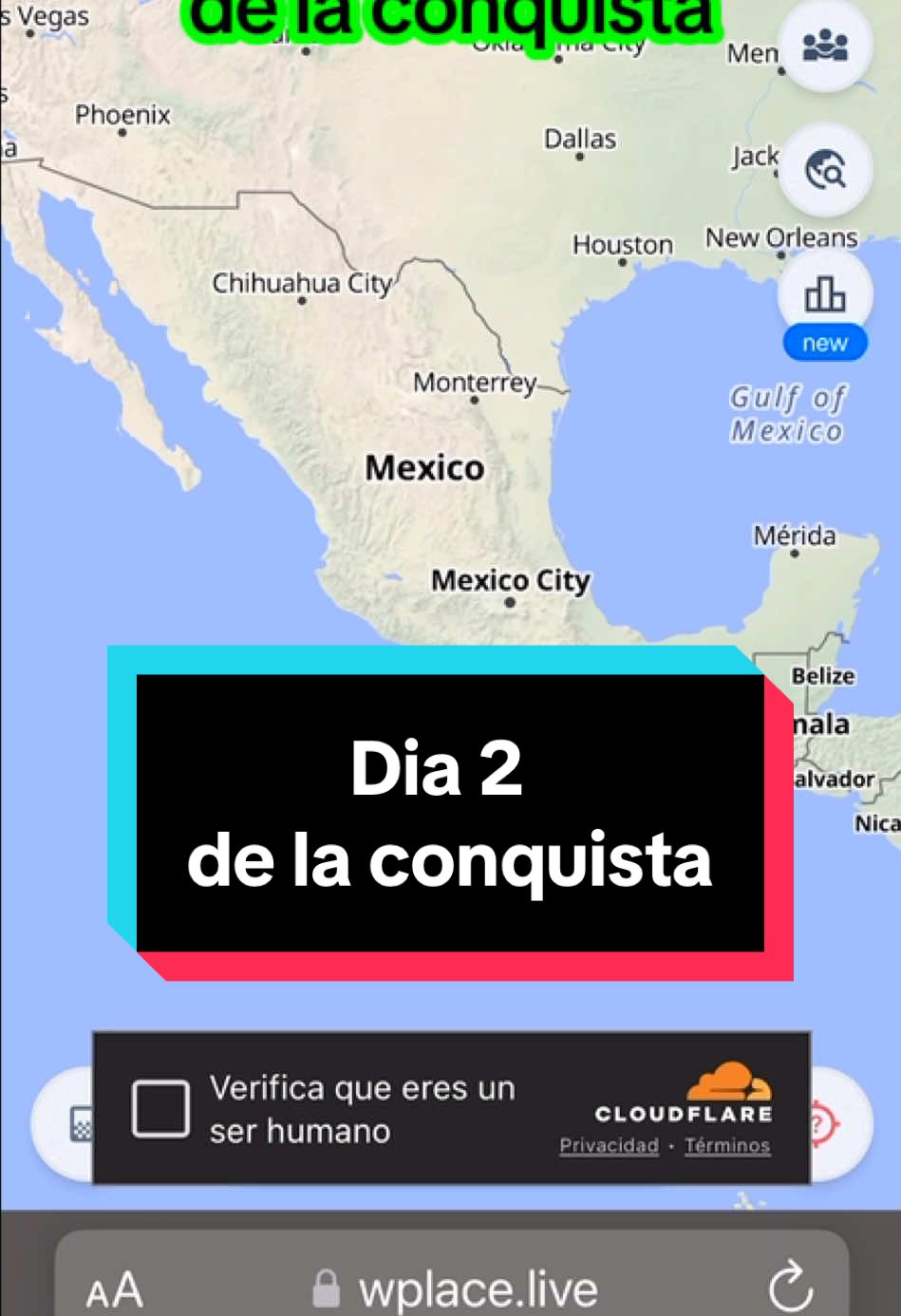 MEXICANOS AL GRITO DE GUERRA ! Día 2 de la conquista 🇲🇽#mexico #wplace