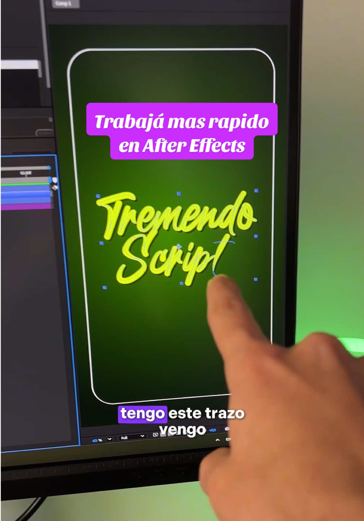 No puedo creer como no sabía esto antes, ustedes lo sabían? Te ahorra una banda de tiempo en lugar de estar yendo a trim path, animar el end, el start, el offset, un re quilombo jajajaja ahora con un solo click lo puedo hacer al toque. Full dormilón no usando este script   #aftereffects #script #motiongraphics #workflow