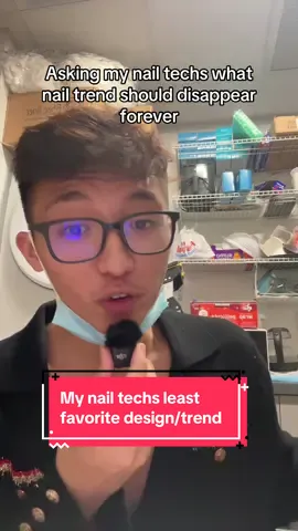 What is your least favorite nail design trend or design? #nailsoftiktok #salonowner #nailtok #gay #nailsalon 
