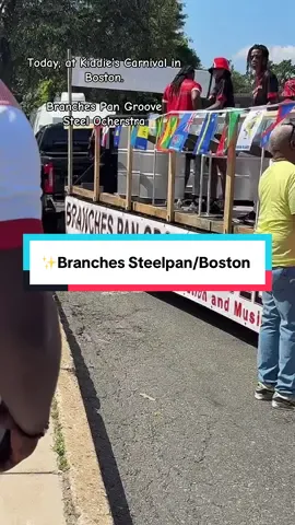 Branches Pan Groove Steel Orchestra, Boston. BSOCCAH Kiddie’s Carnival 2025  #branchespangroovesteeelorchestra #steelpan #boston. #kiddiescarnival2025 #fyp 