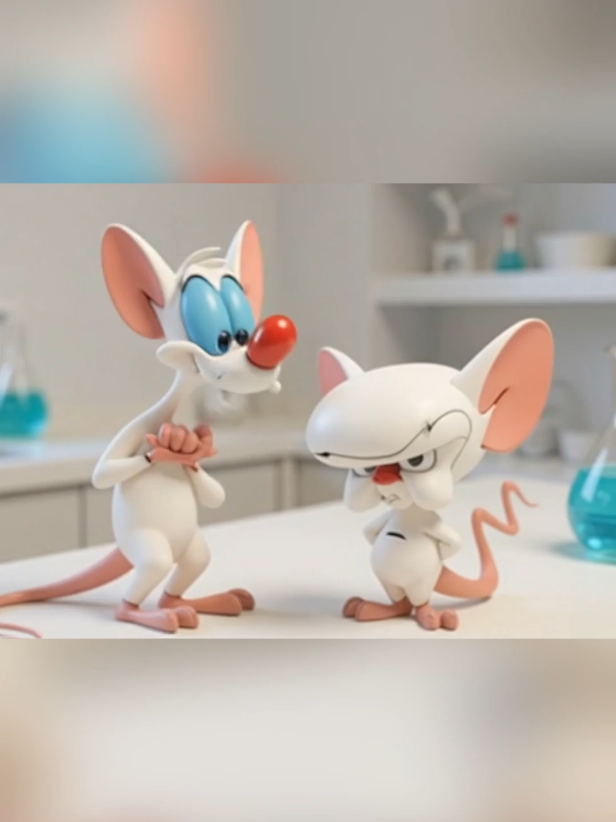 Pinky y Cerebro juntos de nuevo #tiktok #comedia #pinkyycerebro #humor #ai 