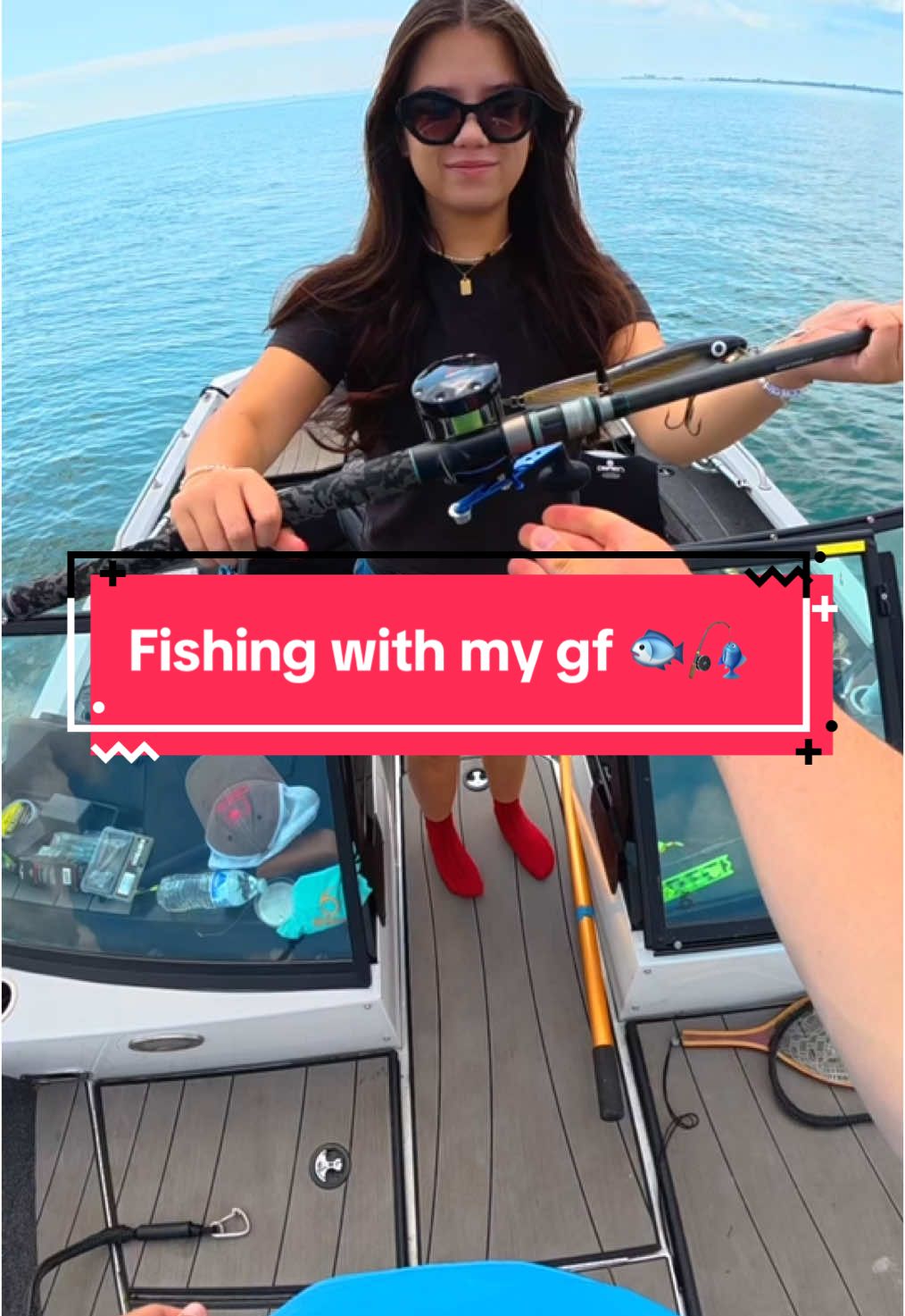 I Fished Vs My Girlfriend 🐟🎣 #fishing #fishingvideos #capcut 