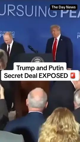 Trump’s Secret Deal With Putin EXPOSED 🚨 #donaldtrump #putin #fyp 