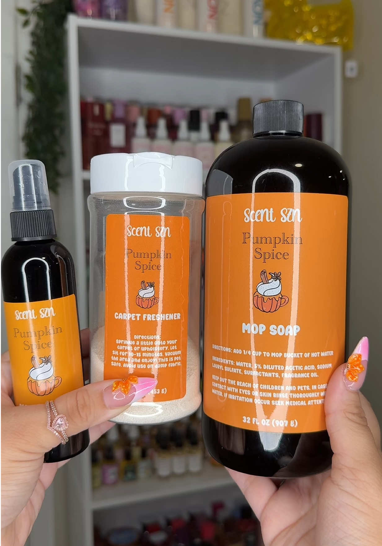 these products from @Scent Szn will have your home the best smelling house on the block!🎃🍂🧡 #homefragrance #CleanTok #cleaninghacks #SelfCare #cleaningtips 