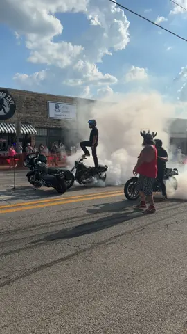 It gets a little rowdy in small town America every August. LOVE IT! #mountains #music #motorcycles #rowdy 