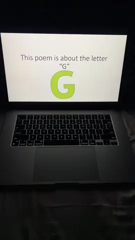 A poem about the letter “G” #g #goat #greatestofalltime #letters 