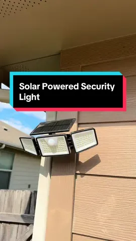 These things are extremely bright! #solarlight #securitylight #motionsensorlights 