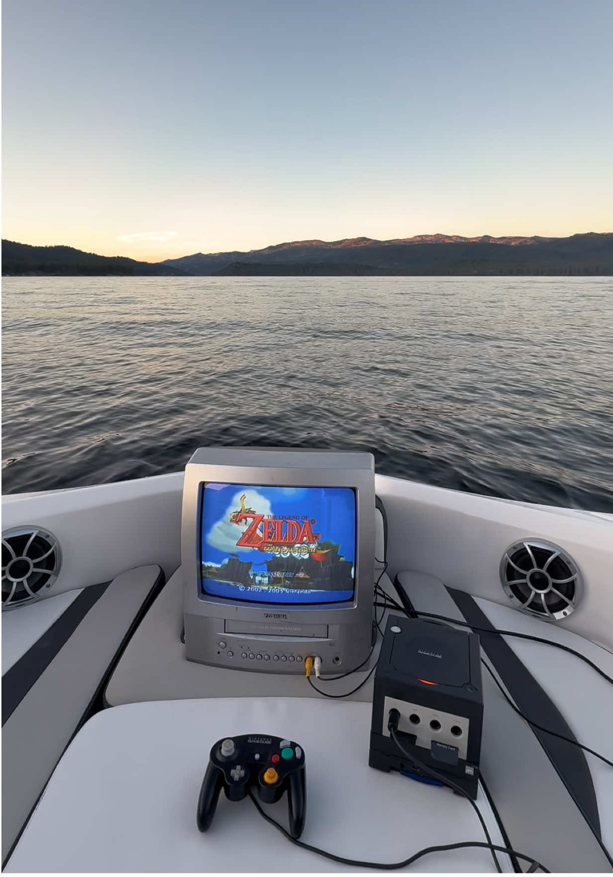 The way Windwaker was meant to be played⛵️ #thescenicgamer #zelda #windwaker #gaming #boat 