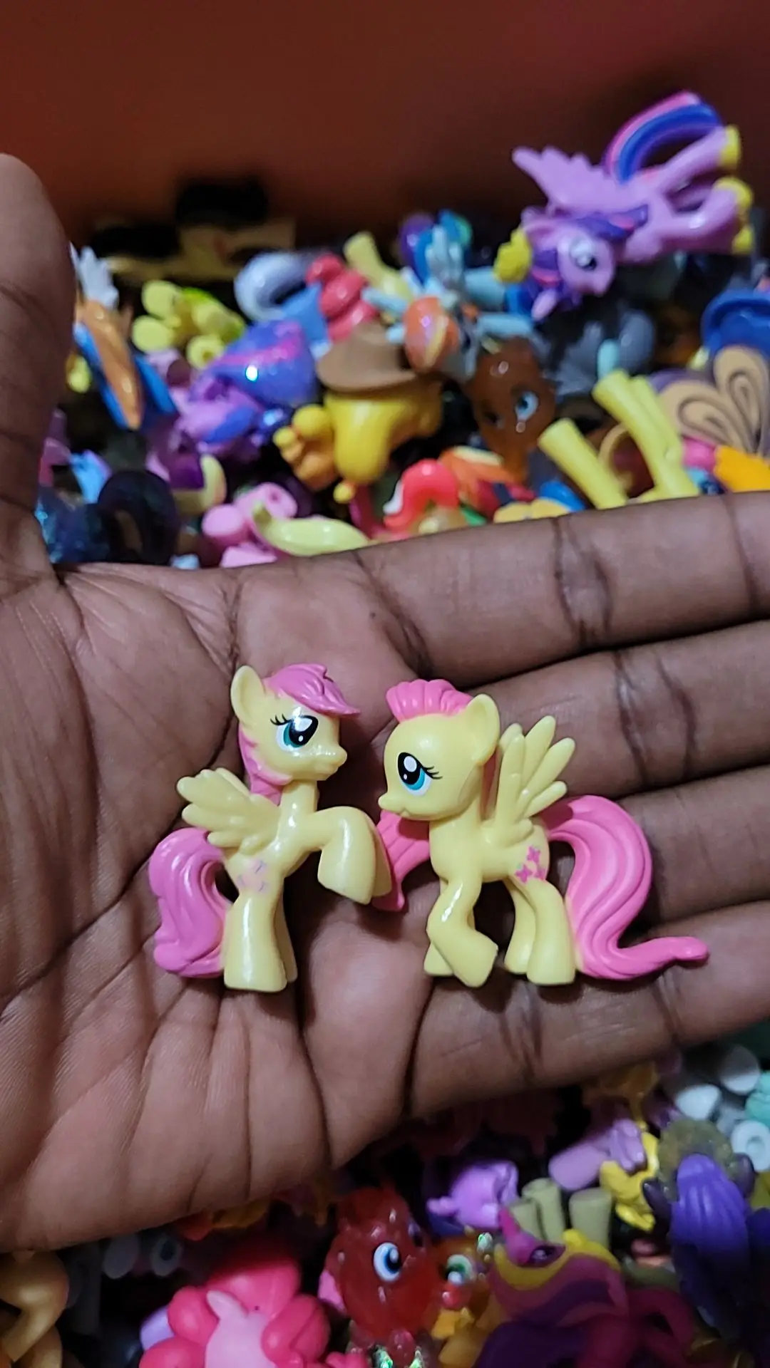 I was going through my mini pony box and found out I had the iconic short hair Fluttershy! #mylittlepony #theunicorntoybox #mlp #toys #mlpfandom 