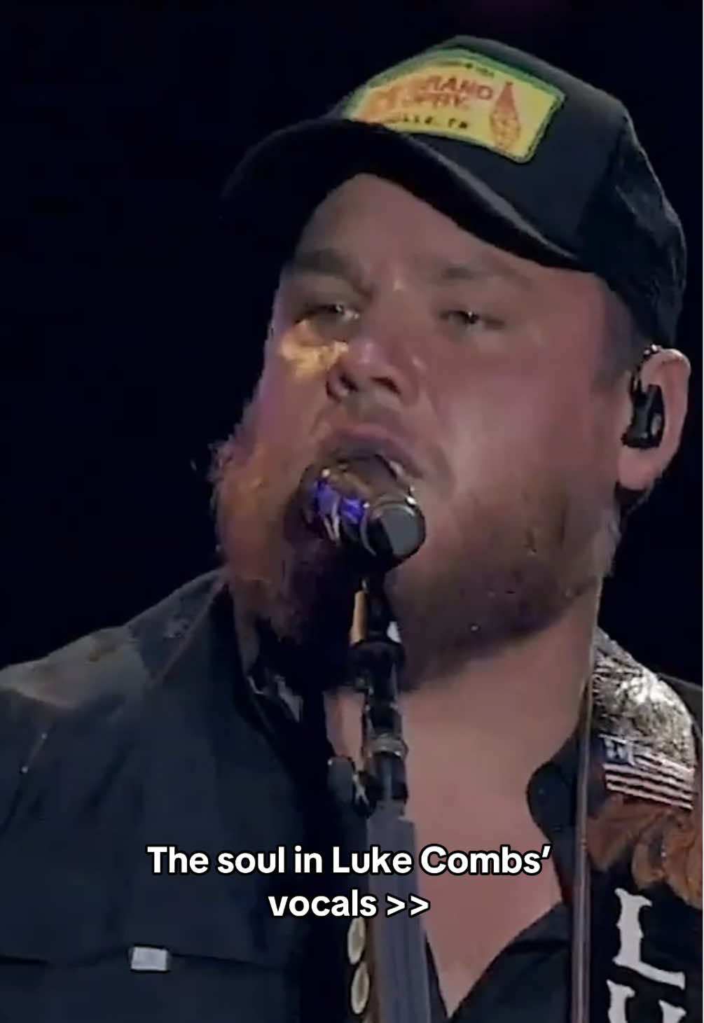Luke doesn’t need autotune 🔥  #Lukecombs #country #countrymusic 