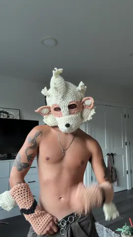 Crochet Arcanine Mask #crochet #pokemon #cosplay #gay #fashion 