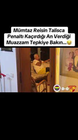 Mümtaz Reisin Talisca Penaltı Kaçırdığı An Verdiği Muazzam Tepkiye Bakın…😂#mauroicardi #leroysane #keşfet #barışalperyılmaz #galatasaray💛❤ 