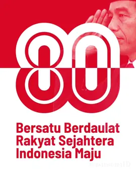 80 DIRGAHAYU REPUBLIK INDONESIA 🇮🇩 #Jokowi #jokowidodo #dirgahayuindonesia #80dirgahayuindonesia 