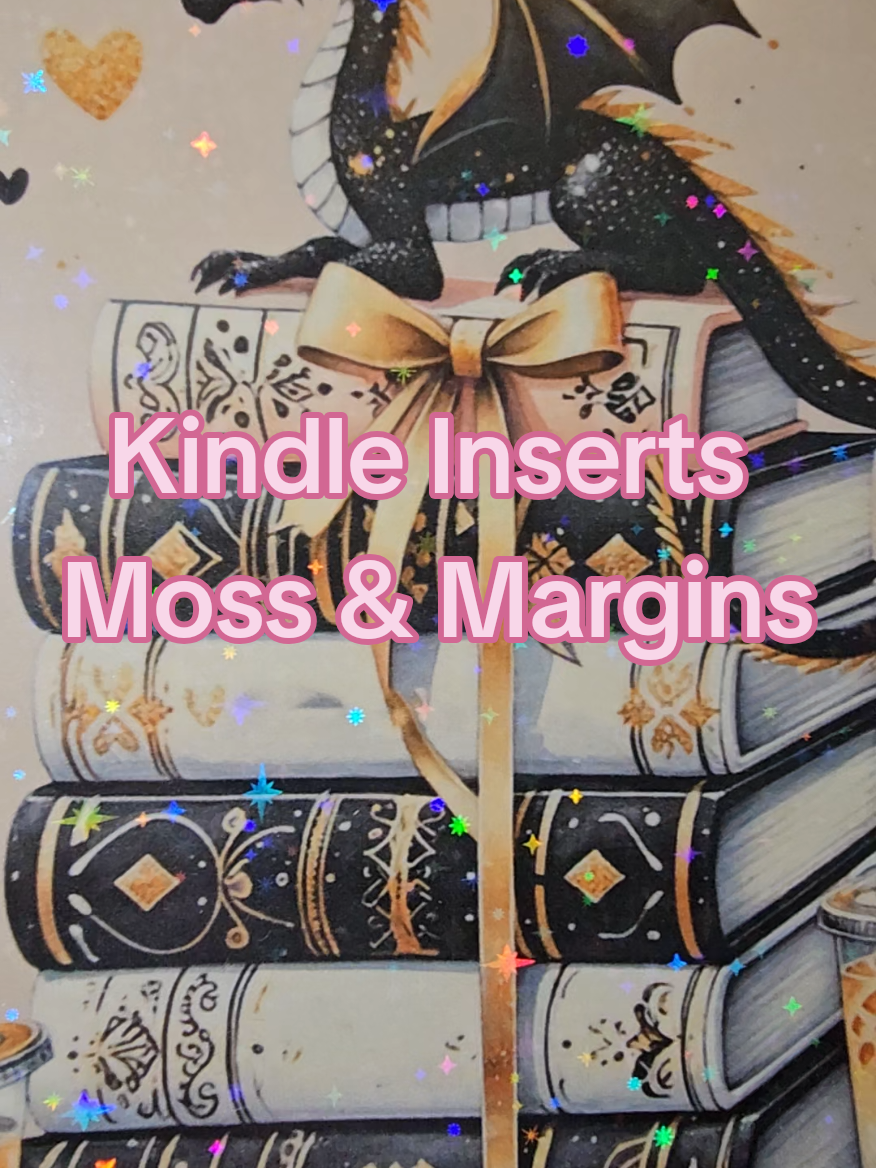 These Kindle inserts are perfect for your ereader or as bookshelf/wall art. I got a 5 x 7 frame for these Kindle Colorsoft and Kindle Paperwhite inserts. #BookTok #kindle #kindledecorating #bookshelfdecor #booktokfyp  @Moss & Margins 