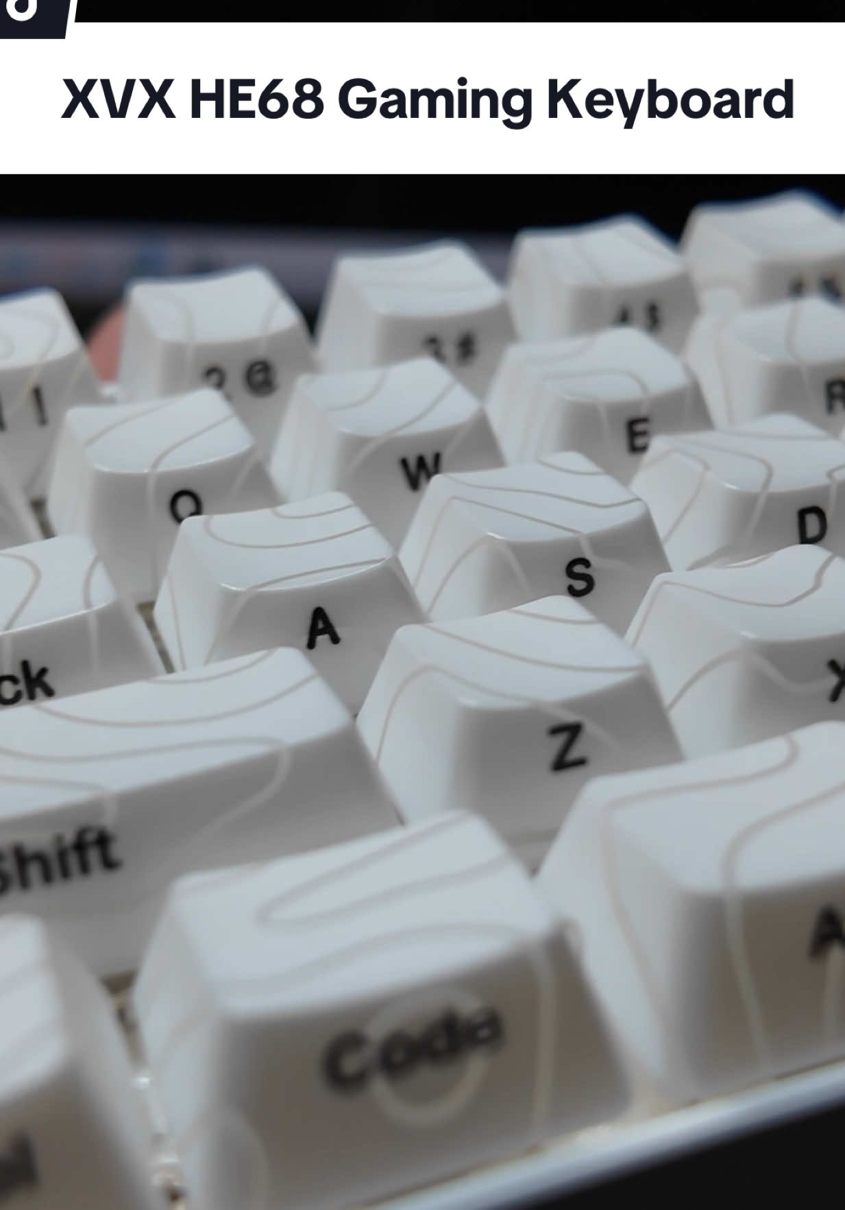 Nah this keyboard is actually so tuff #xvxhe68 #gamingkeyboard #magnetickeyboard #tiktokshopbacktoschool #gateron 