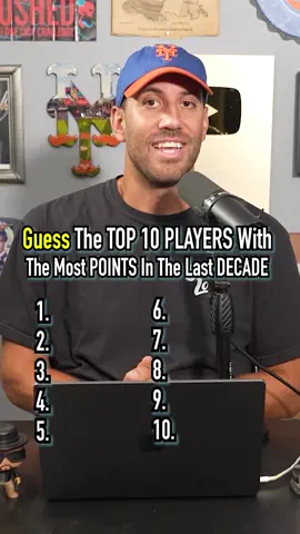 GUESS THE TEN NBA PLAYERS WITH THE MOST POINTS THIS PAST DECADE! #fyp #NBA #basketball #game #guess