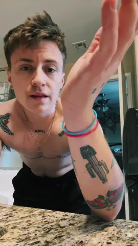 can you tell I did this a million times #transtok #ftm #hairgrowth #baskandlatherco #transguy 