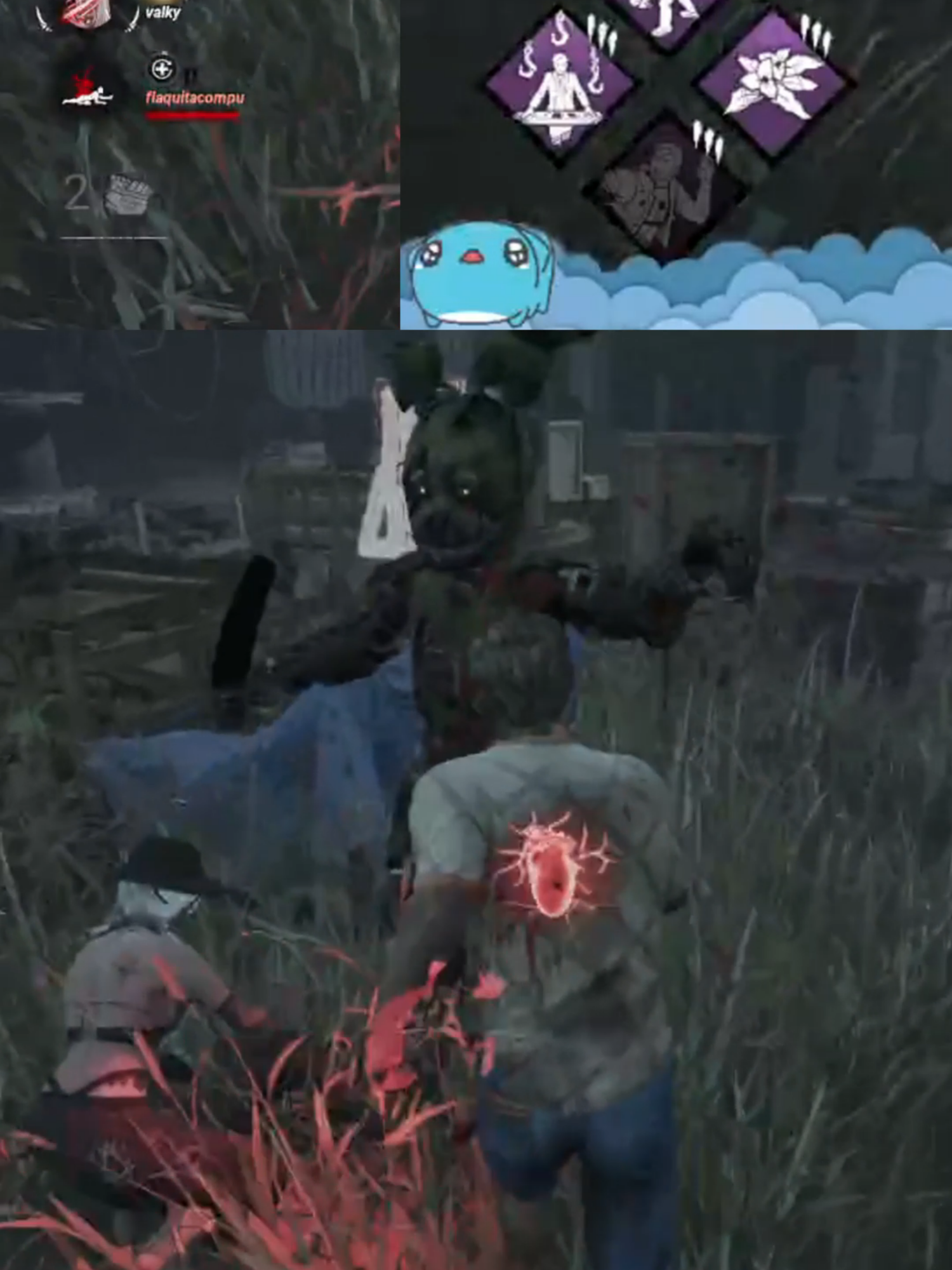 Salvada de Valky #deadbydaylight #dbd #deadbydaylightmoments #fyp #duo #girl #chile #survi #dbdbuilds #foryou #español