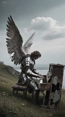 The archangel Michael play  piano#G#Goda#angela#archangelmichaela#aigenerated