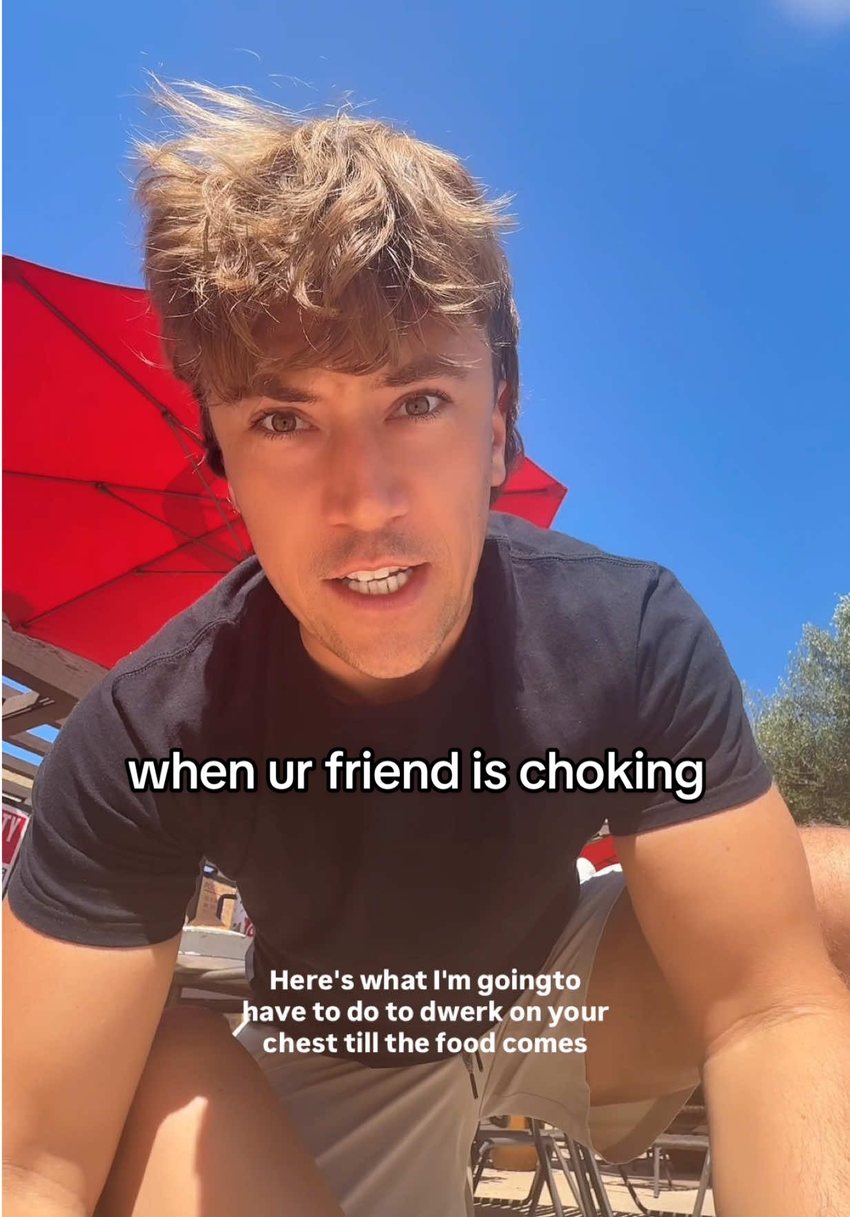 when ur friend is choking 