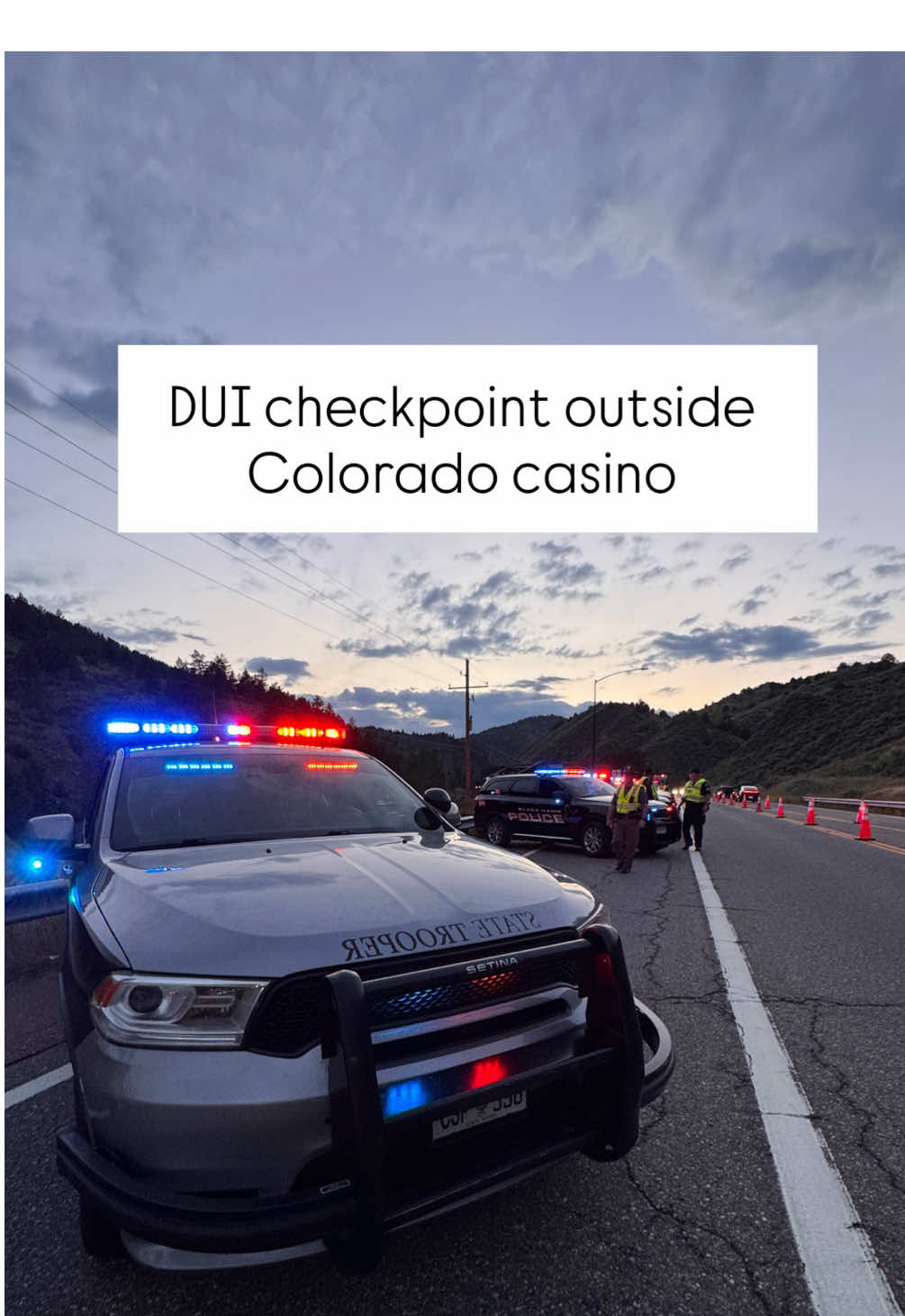 At least 12 people arrested. Probably more. #dui #police #casino 