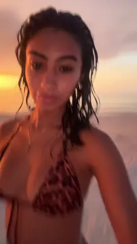 the sunset was unreal