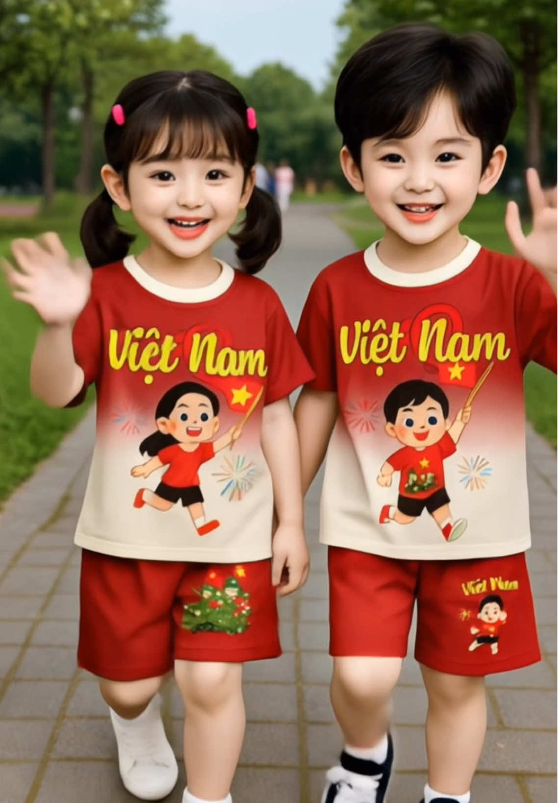 Combo sét bộ yêu nước mừng quốc Khánh cực xinh ho bé yêu nhà bạn #thoitrangtreem #quanaotreemthoitrang #boquanaotrentyeunuocchobetravabegai #boquanaotrentyeunuocchobe #xuhuongtiktok 