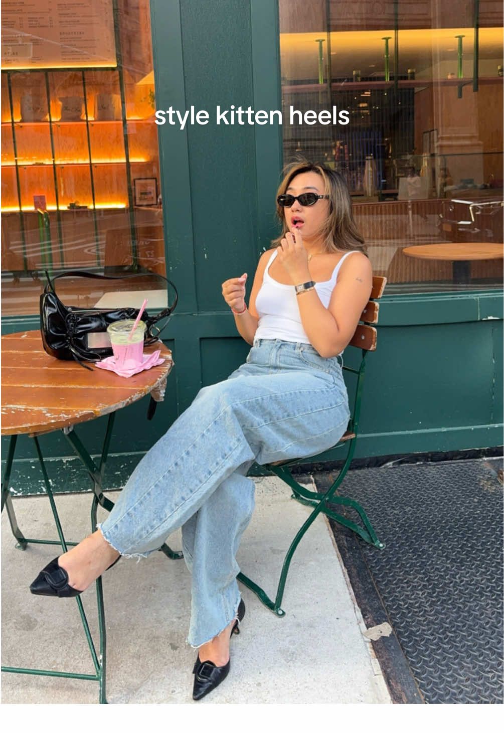 fashion in my 30s - let’s style these #manoloblahnik kitten heels from @The RealReal !! #petitefashion #kittenheel #fashiontiktok 