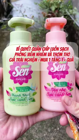 Mở bán nước giặt đồ lót siêu tiết kiệm cho mấy bà đây nè #nuocgiatdochip #nuocgiatdolot #senvietnam 