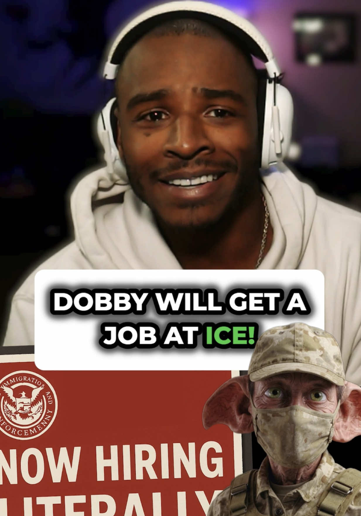 ICE’s Newest Agent #funny #comedy #impressions #harrypotter #hogwarts 
