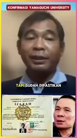 dipastikan 100% Tesis & Gelar Master Rismon Sianipar dari Jepang BODONG.#rismon #ijasahpalsu #jokowi #jokowidodo