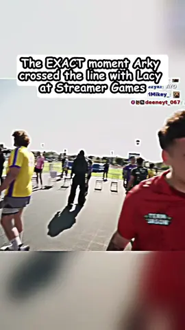 Arky gets weird with Lacy at streamer games #streamer #arky #lacy #streamergames #fyp 