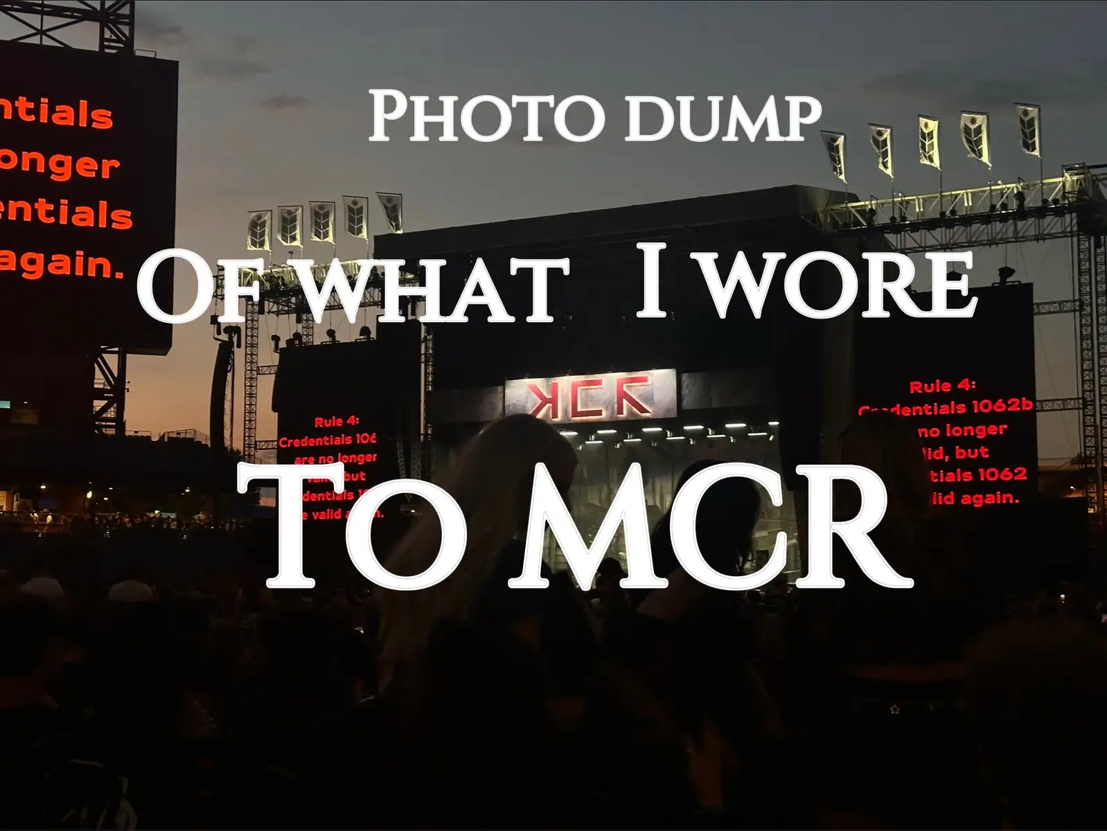 This was actually the most amazing concert I’ve ever gone to I think in my whole life !! Genuinely life changing my emo heart is so full !! 🖤 I think my 6th grade self would be obsessed with who she became today #mcr #photodump #fyp #philly 
