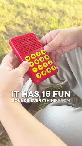 Hours of fun annoying your siblings? Yes, please! Keegan has been loving this little sound machine toy. It has 16 fun sounds for playing pranks and wholesome silly entertainment for your little one. 