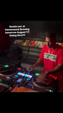 Rockin out in Hackensack, New Jersey @hackensackbrewing tomorrow , August 17th. Swing thru!!! #ontheset #djace #cutlieutenant 