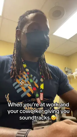 At least he’s at work😂