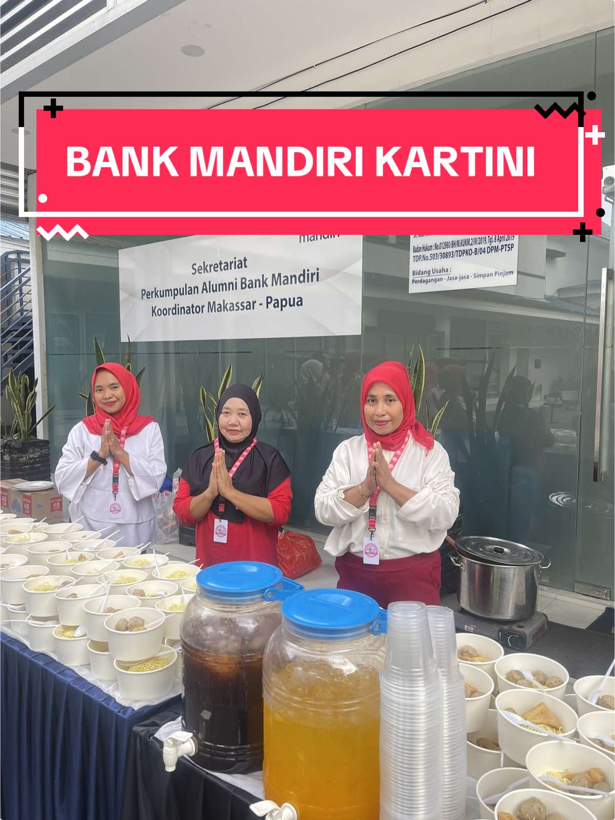 Pesanan Catering Prasmanan @baksobooming88 Untuk Upacara Bendera 17 Agustus Di Bank Mandiri Kartini💙 #baksobooming88  #baksoviralmakassar  #baksoprasmananmakassar  #baksocateringmakassar  #baksoenakmakassar     