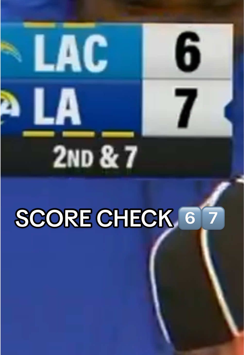 checking in on the score #LARams #NFLMemes #67 #brainrot 