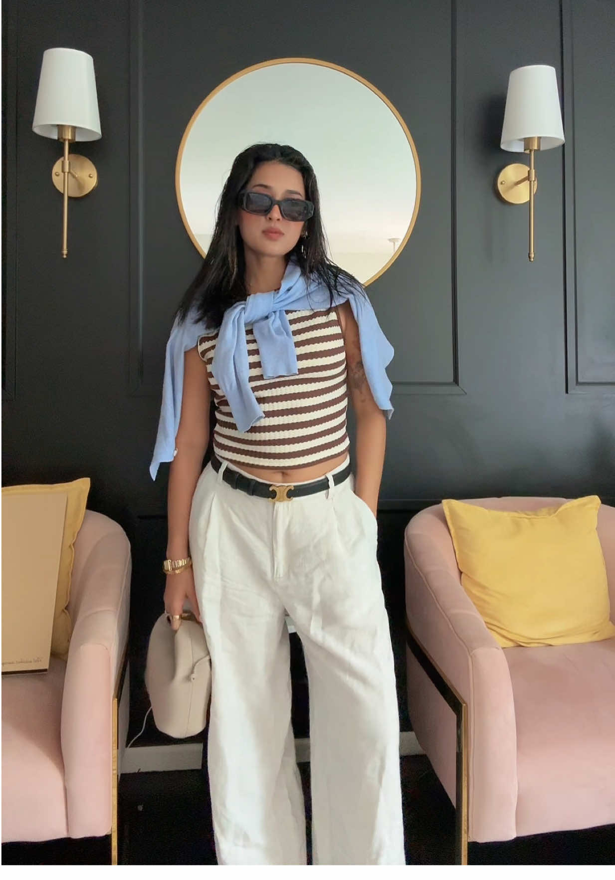 Nothing’s better than getting ready on a weekend just to sip on pretty cocktails.. 🍸  #OOTD #fashiongirlie #Summer #linenpants #outfitideas 