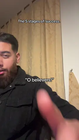 The 5 stages of success.  #quran #islamic_video #quranrecitation #fyp 