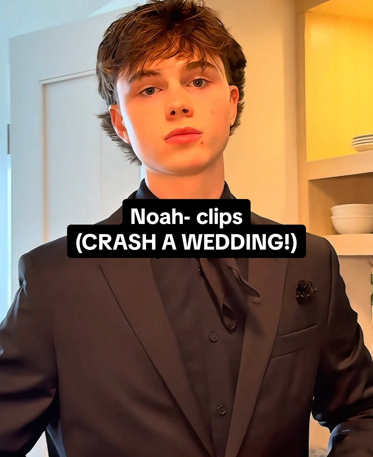 || clips of Noah from the (CRASH A WEDDING!) video on the Kalogeras Sisters channel || creds are appreciated! || #noahrisling #kalogerassisters #clips #scp #mult1scenes 