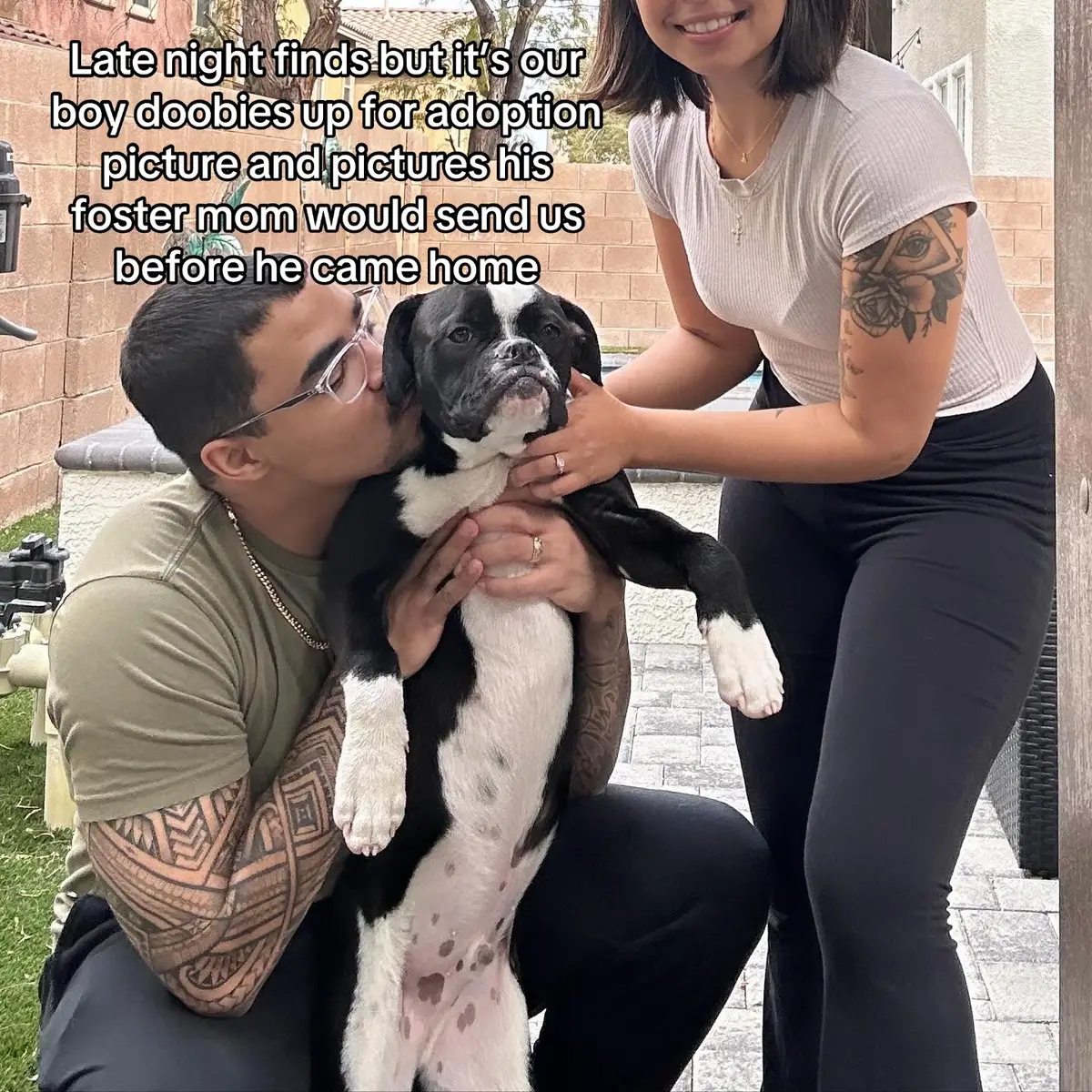 I saw his picture on March 5th and he came home March 10th 💚 #fyp #foryou #dogsoftiktok #rescues #adoptdontshop 