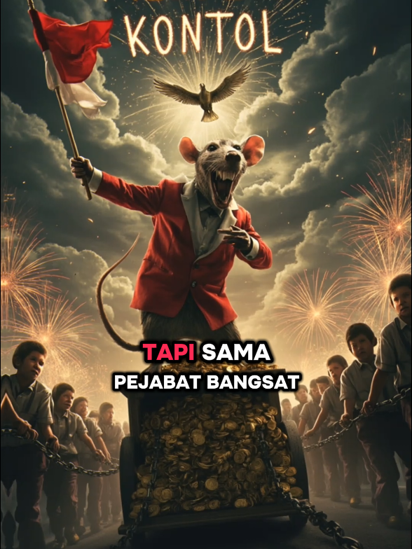 Merdeka itu bukan sekadar upacara. Kalau rakyat masih dicekik pajak, guru dianggap beban, dan DPR kenyang gaji ratusan juta—itu namanya masih dijajah. #MerdekaSeutuhnya #SuaraRakyat #IndonesiaDarurat #bangkitindonesia 