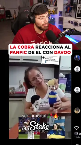 LA COBRA REACCIONA A SU FANFIC CON DAVOO XENEIZE Y SALE QUINTERO #argentina #kick #lacobraaa #bocajuniors #davooxeneize #quintero #riverplate #river2018