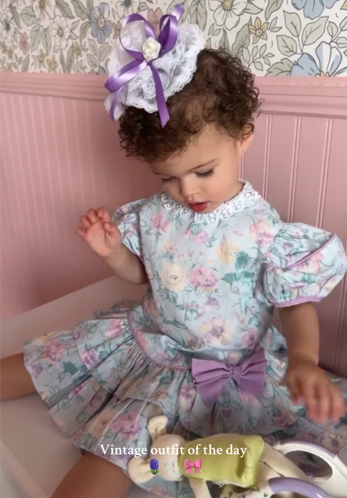 One vintage dress at a time 🫧 #vintagebaby #foryou #whimsical #vintageclothes #girlhood 