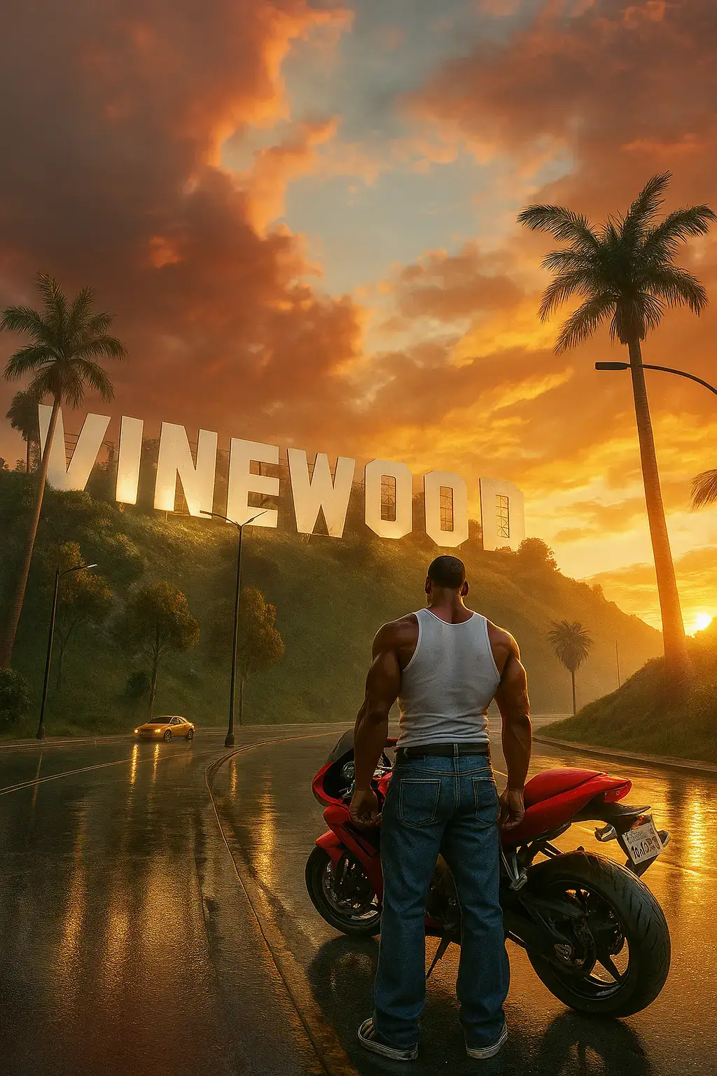 Los Santos versi 2025 #fyp #gtasanandreas #gta #nostalgia #vibes #Ai #cinematic 