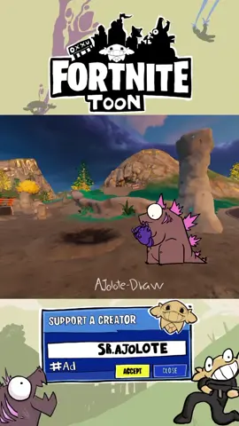 SE LLEVARON A GODZI!! FORTNITETOON  #fortnite #epicpartner #fortnitetoon #animation #humor 