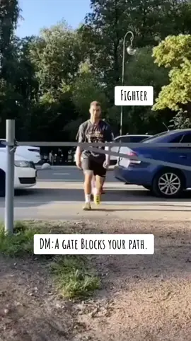 Fighter: I leap over the gate and do a cool twist.  Rogue: I sneak under the gate. Monk: I balance on the gate and do a flip over it.  Wizard: I...walk around the gate? 🙄 #dnd #dndtiktok #meme #funny #nerd 