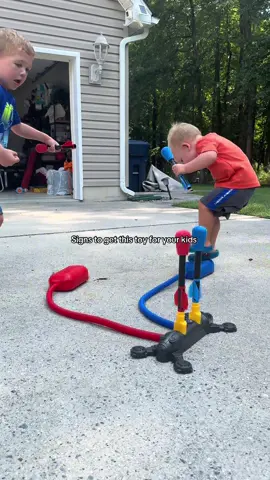 My kids favorite toy #rocket #rocketlauncher #kidstoys #toddlers #outside 
